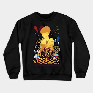 Beatrice the golden negative space Crewneck Sweatshirt